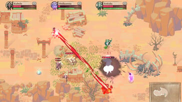 Изображение, показывающее бой в игре Moon Hunters.