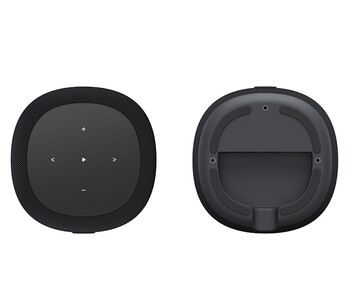 Сенсорные элементы управления WiiM Sound Lite на верхней панели и нижняя область крепления (Источник изображения: WiiM)