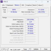 CPU-Z Память