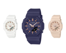 Слева направо (на фото), Casio GMAP2100M-7A, GMAP2100M-2A и GMAP2100M-4A. (Источник изображения: Casio)