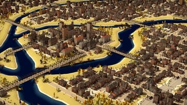 Изображение города в City of Gangsters.