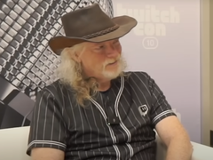 A screengrab of Dan Clancy's recent Twitchcon 2025 interview (image source: Taylor Lorenz YT)