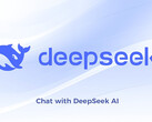 DeepSeek, логотип на фото, вернулся с двумя новыми моделями ИИ с открытым исходным кодом. (Изображение любезно предоставлено: DeepSeek)