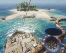Изображение, показывающее остров в игре Stranded Deep.