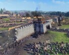 Изображение осады в Total War: Three Kingdoms; сейчас игра продаётся со скидкой 70%.