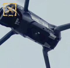 Предполагаемое изображение нижней стороны Air 3S. (Источник изображения @Quadro_News)