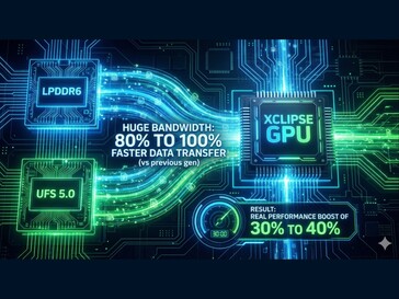 Сгенерированное ИИ изображение, демонстрирующее улучшение производительности GPU. (Источник изображения: Kaulenda on X)