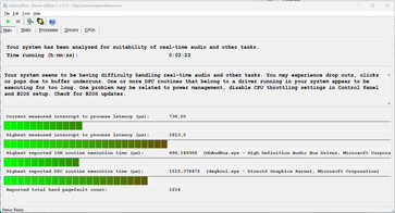 Latency monitor