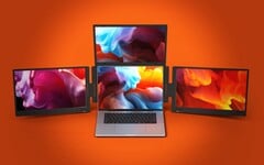Triple Boost 14 Pro добавляет три 14-дюймовых экрана (Источник изображения: Aura Displays)