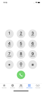 Приложение для совершения звонков в iOS 12