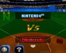 Скриншот, показывающий секретную команду Nintendo 64 в игре Ken Griffey Jr's Winning Run