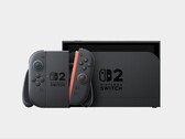 Nintendo Switch 2 в доке с аксессуаром контроллера Joy-Con 2. (Источник изображения: Nintendo)