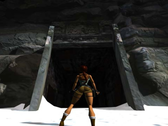 Снимок экрана Tomb Raider 1, запущенного на ПК