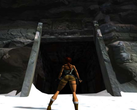 Снимок экрана Tomb Raider 1, запущенного на ПК