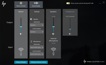 Управление VOIP связью из ПО B&O