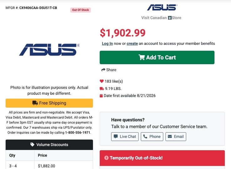 Судя по утечкам информации, предстоящий выпуск Googlebook Asus CX9406 обещает быть довольно дорогостоящим.