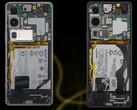 Sony Xperia 1 VI (L) и Xperia 1 V (R) показывают, сколько места занимает аккумулятор. (Источник изображения: WekiHome/Unsplash - отредактировано)