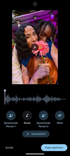 Audio Magic Eraser удаляет мешающие шумы из видео.