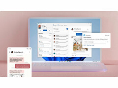 Снимок экрана, демонстрирующий функцию Windows 11 Phone Link. (Источник изображения: Microsoft)