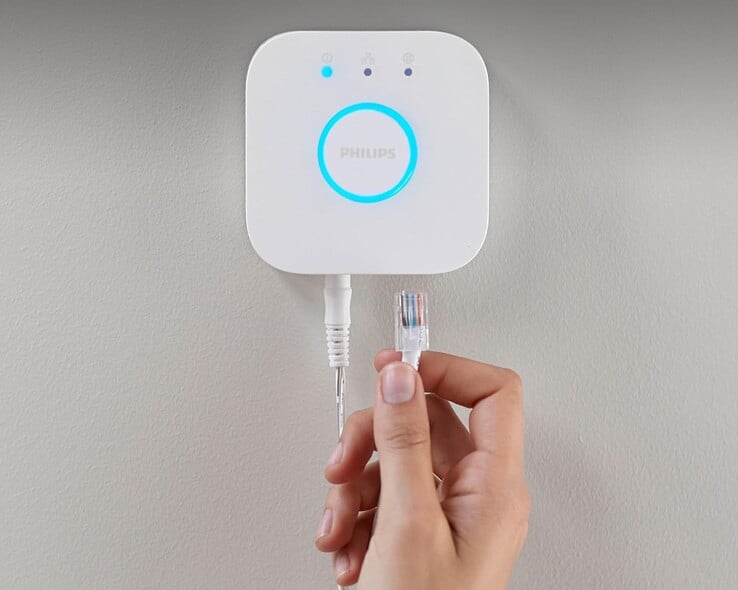Philips Hue Bridge v3 придет на смену Hue Bridge v2 (на фото). (Источник изображения: Philips Hue)
