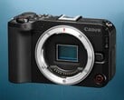 Canon EOS R6 V будет в значительной степени повторять дизайн модели EOS R50 V, изображенной здесь.
