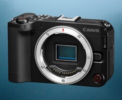 Canon EOS R6 V будет в значительной степени повторять дизайн модели EOS R50 V, изображенной здесь.