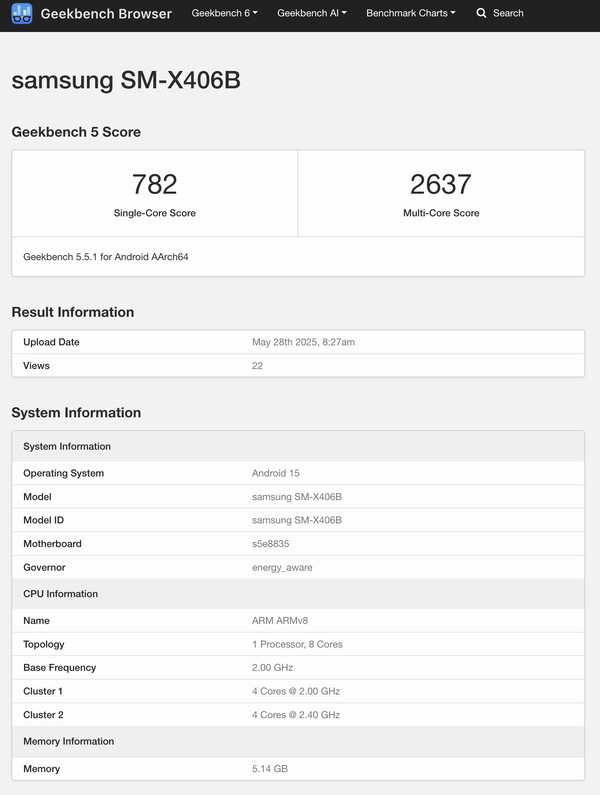 (Источник изображения: Geekbench)