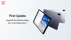 Pad 3 уже получил обновление программного обеспечения. (Источник изображения: OnePlus)