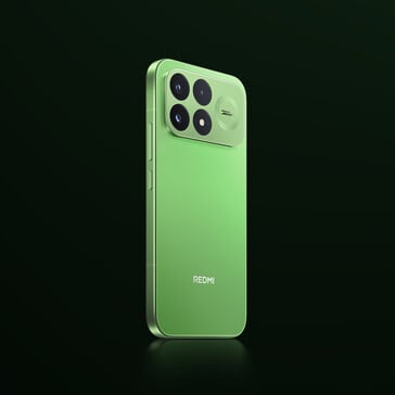 Зелёная цветовая гамма модели Redmi K100 Pro.