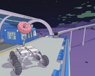 Изображение, показывающее ровер на Марсе. (Источник изображения: Shape Shop)