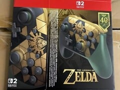 Контроллер Switch 2 Pro в стиле Zelda.