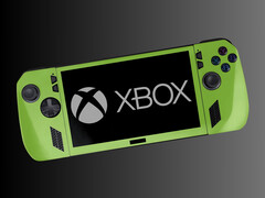 Макет портативной консоли Xbox (Источник изображения: Asus, MightySkins с правками)