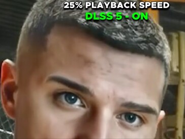 Персонаж Starfield с волосами на боковой части головы с включенным DLSS.