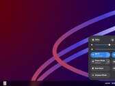 Рабочий стол Oreon 10 live Linux с панелью настроек 
