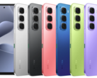 Infinix Hot 60i выпускается в гладком черном, титановом серебре, синей тени, неоновом красном, луговом зеленом и фиолетовом цвете (Источник изображения: Infinix)
