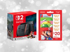 Switch 2 Mario Kart World Bundle с подарочными картами Nintendo eShop (Источник изображения: Nintendo of America, Sam&#039;s Club с правками)
