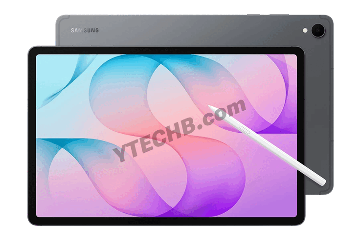 Утечка изображения Galaxy Tab S12+ в сером цвете