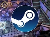 Изображение с логотипом Steam и игрой «Solasta: Crown of the Magister», которая сейчас продаётся на Steam со скидкой 75 %.