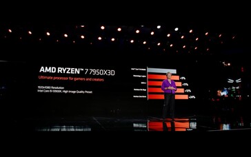 Сравнение производительности Zen 4 X3D и Intel Core i9-13900K (Изображение: AMD)