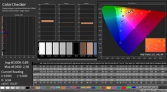 CalMAN: ColorChecker (после калибровки)
