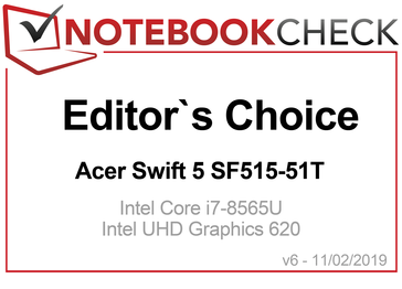 Выбор редакции, февраль 2019: Acer Swift 5 SF515-51T-76B6