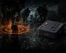 Художественный рендер игровой звуковой карты Fosi Audio C3, демонстрирующий технологию StepSense.