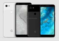 Рендеры, демонстрирующие внешний вид Pixel 3a и Pixel 3a XL. (Изображение: @Onleaks)