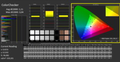 CalMAN: ColorChecker (после калибровки)