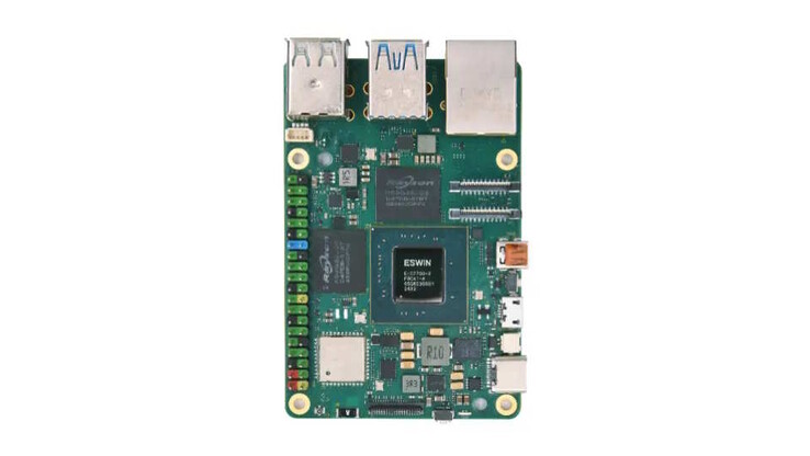 На борту имеются контакты GPIO (Источник изображения: Eswin)