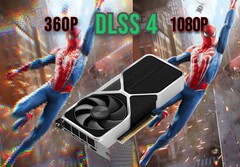 Nvidia RTX 4060 показывает 90 FPS в игре Spider-Man 2, увеличенной до 1080p с 360p с помощью DLSS 4. (Источник изображения: Steam, отредактировано)
