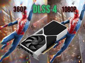 Nvidia RTX 4060 показывает 90 FPS в игре Spider-Man 2, увеличенной до 1080p с 360p с помощью DLSS 4. (Источник изображения: Steam, отредактировано)