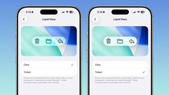 Apple&#039;новый тумблер, позволяющий Вам управлять прозрачностью Жидкого стекла (Источник изображения: MacRumors)