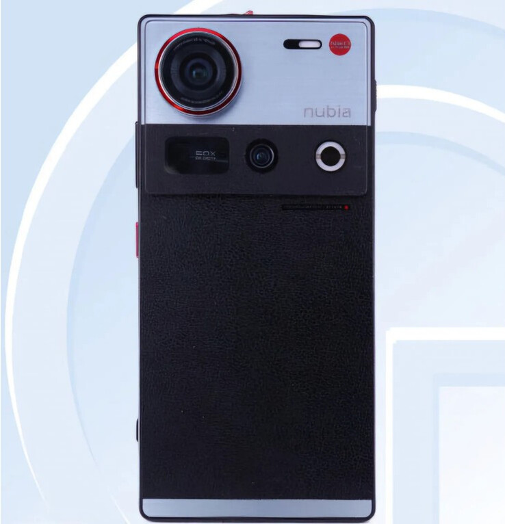Предполагаемый вид Nubia Z70S Ultra Photographer Edition. (Источник изображения: TENAA)