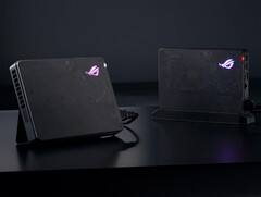 Asus включает простую подставку в комплект поставки своих eGPU ROG XG Mobile 2025. (Источник изображения: Asus)